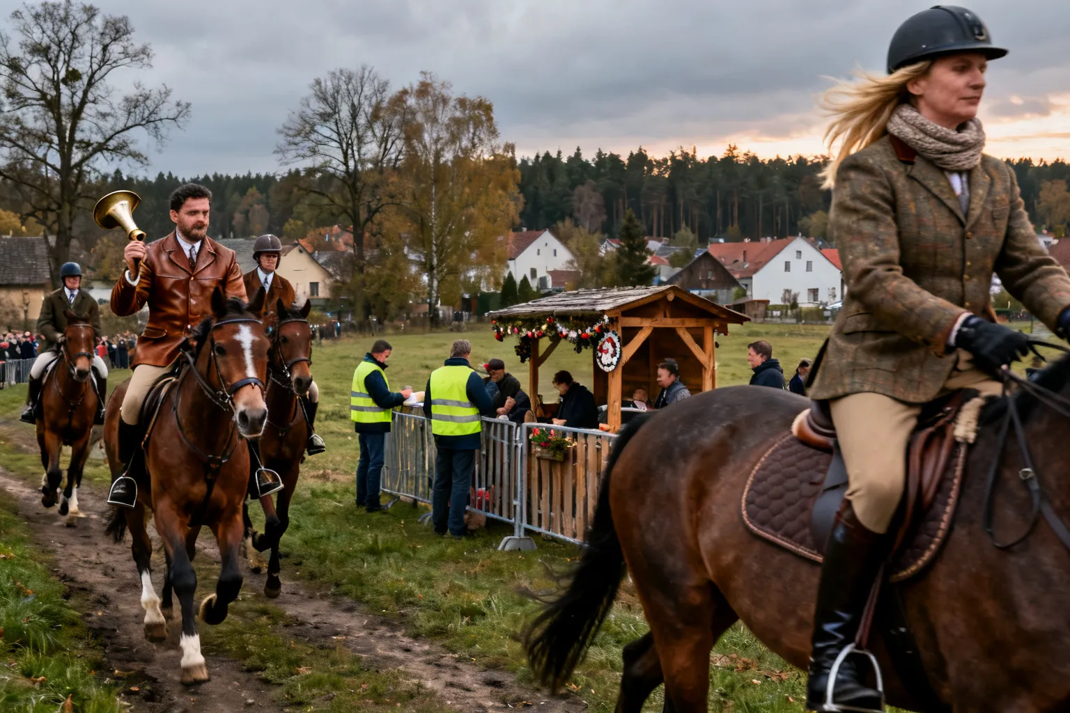 Spalski Hubertus 2026 w Brzustowie — pokazy i tradycyjna pogoń za lisem
