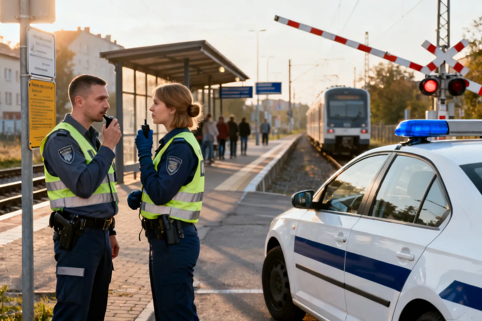 Łódzcy policjanci w ramach Rail Action Week — patrole na peronach i przejazdach