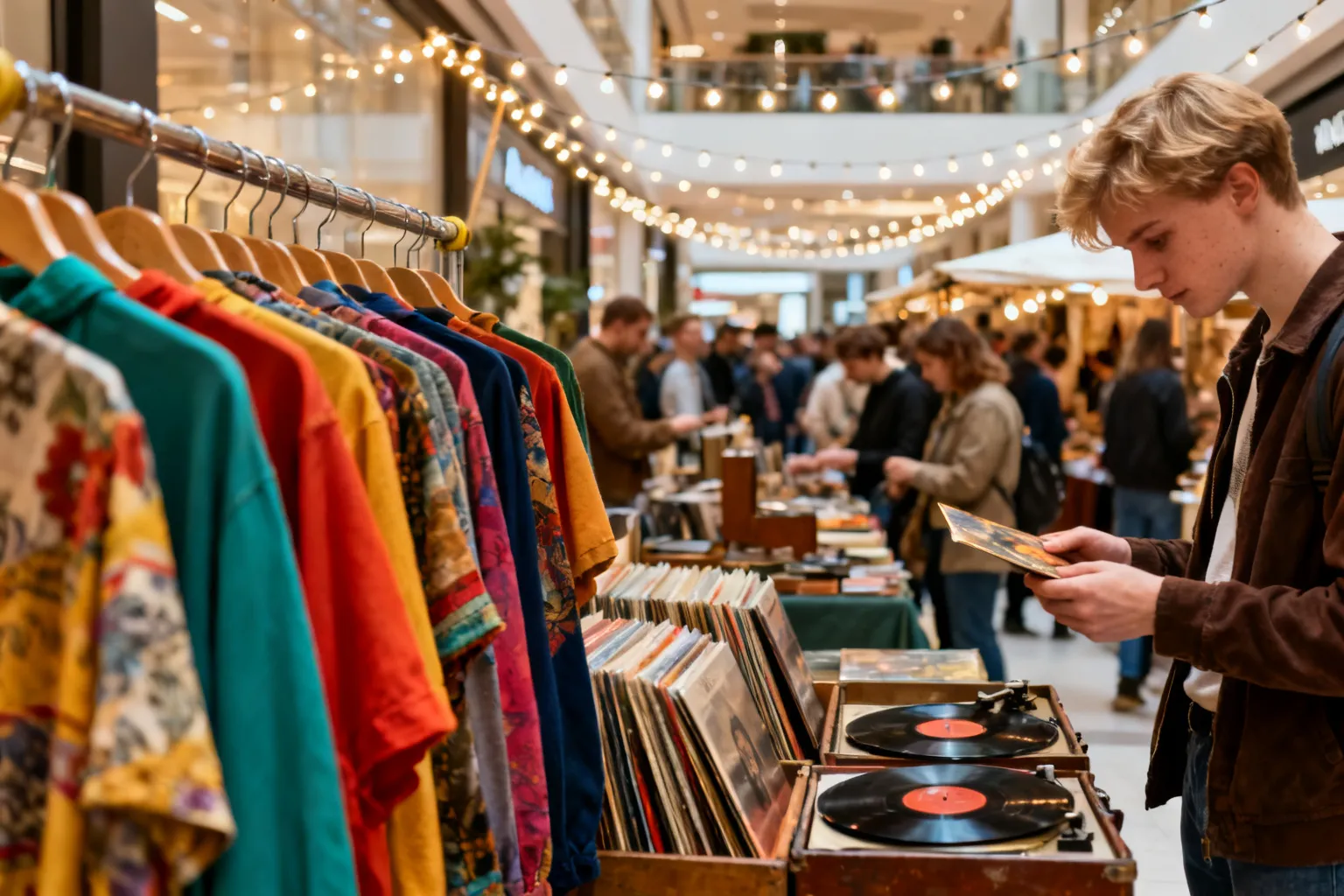 Targi Vintage CH Tulipan Łódź przyciągnęły tłumy młodzieży