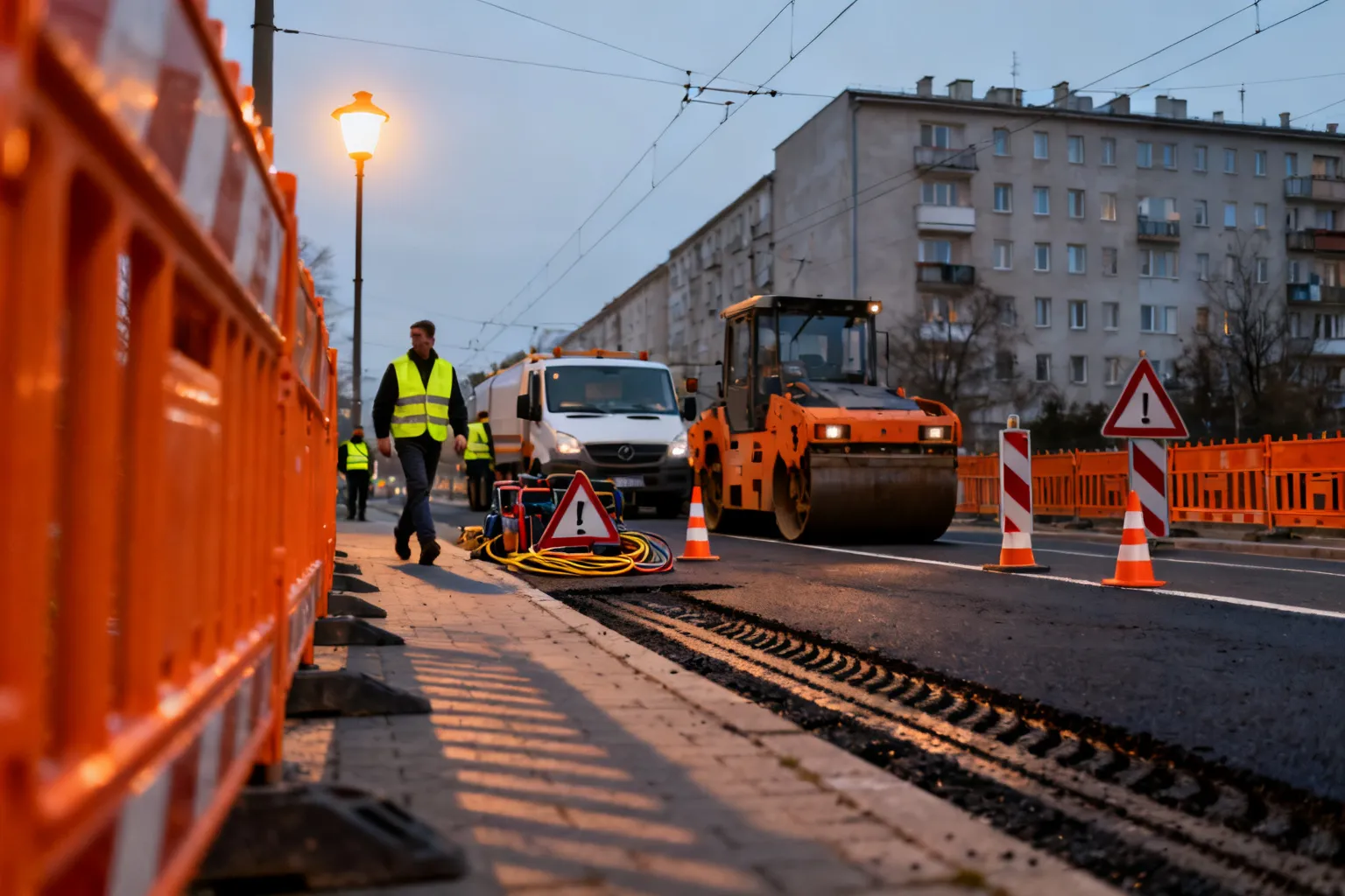Remont ul. Pabianickiej Łódź 2026 — prace przesunięte na zimę, ruch ograniczony
