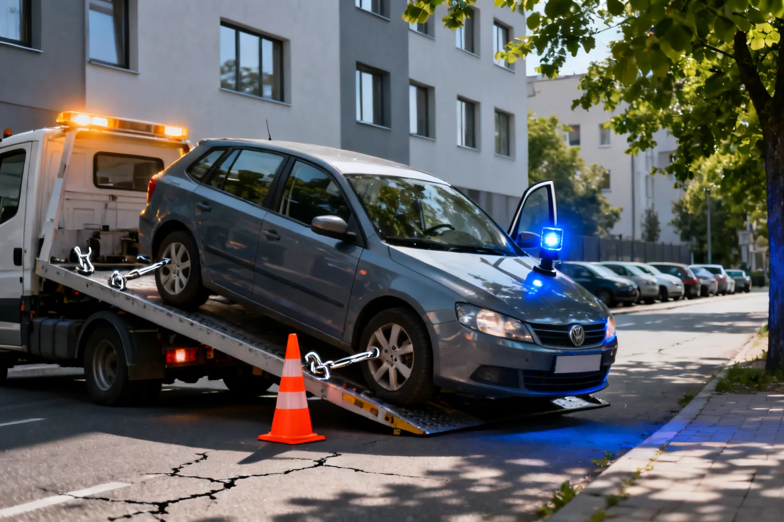 Pijany kierowca Pabianice — 55-latek stracił samochód po zatrzymaniu