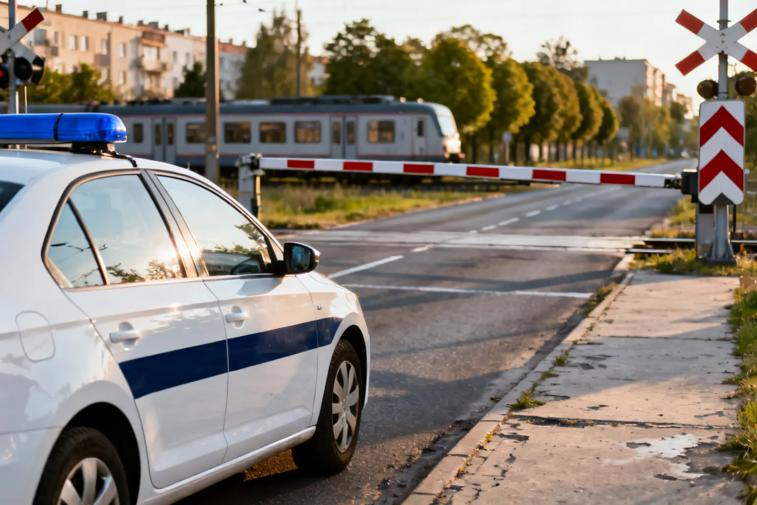 Ponad 200 wykroczeń przy przejazdach kolejowych w województwie łódzkim