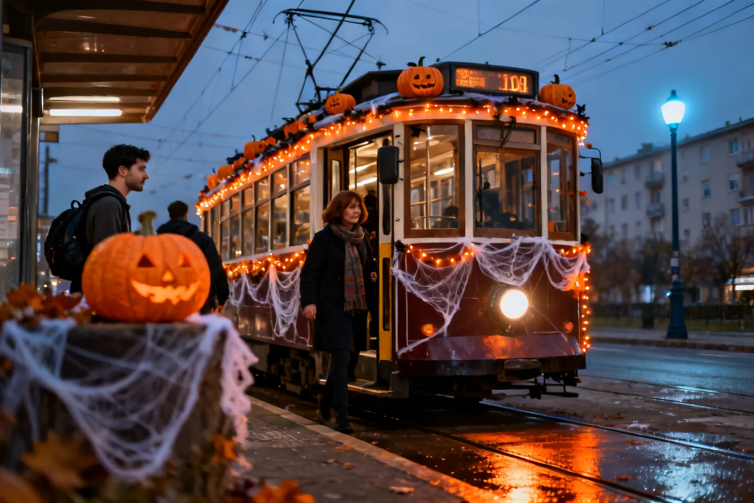 Specjalny tramwaj Halloween Łódź 2026 – kurs 31 października