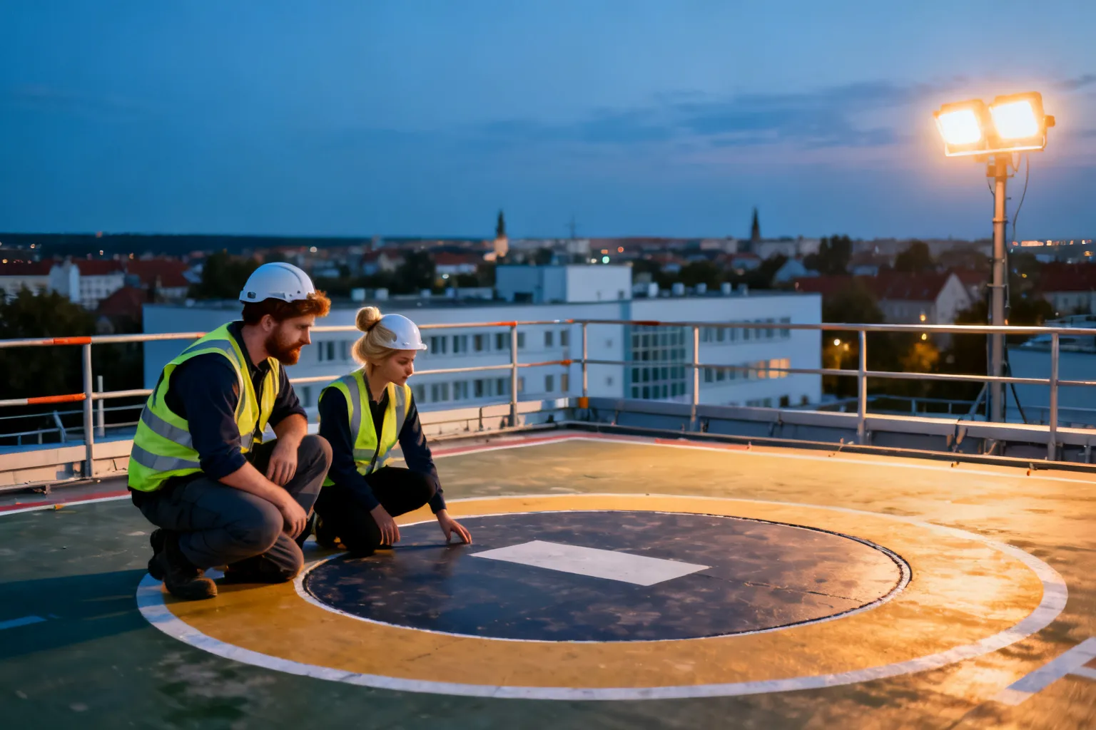 Modernizacja lądowiska szpital Bełchatów — prawie 2 mln zł na prace