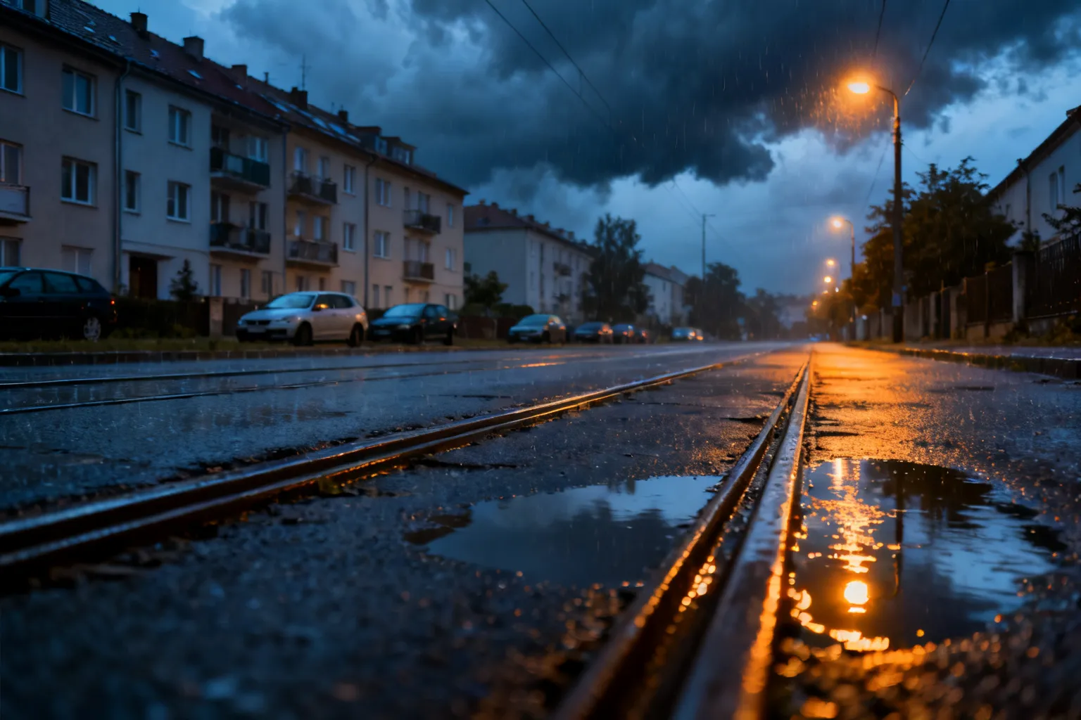Noc z 9 na 10 września: burze i ulewy nad Łodzią