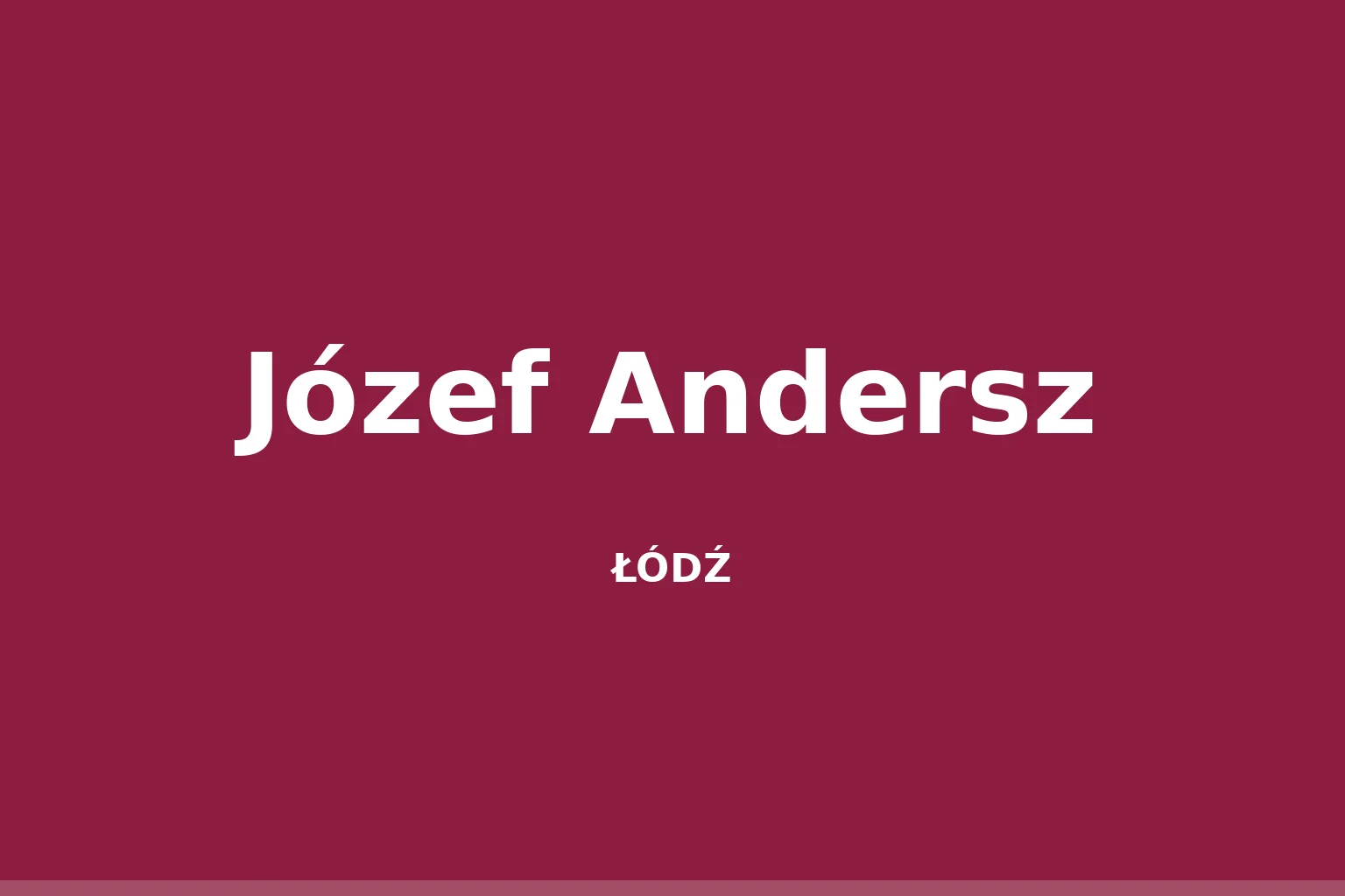 Józef Andersz