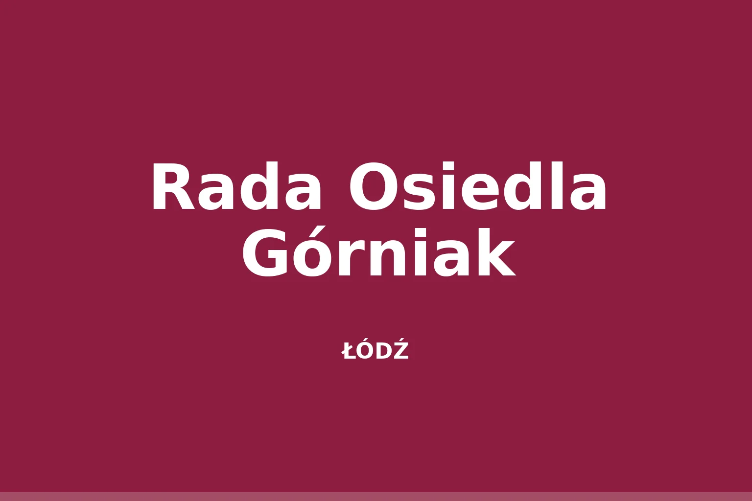 Rada Osiedla Górniak
