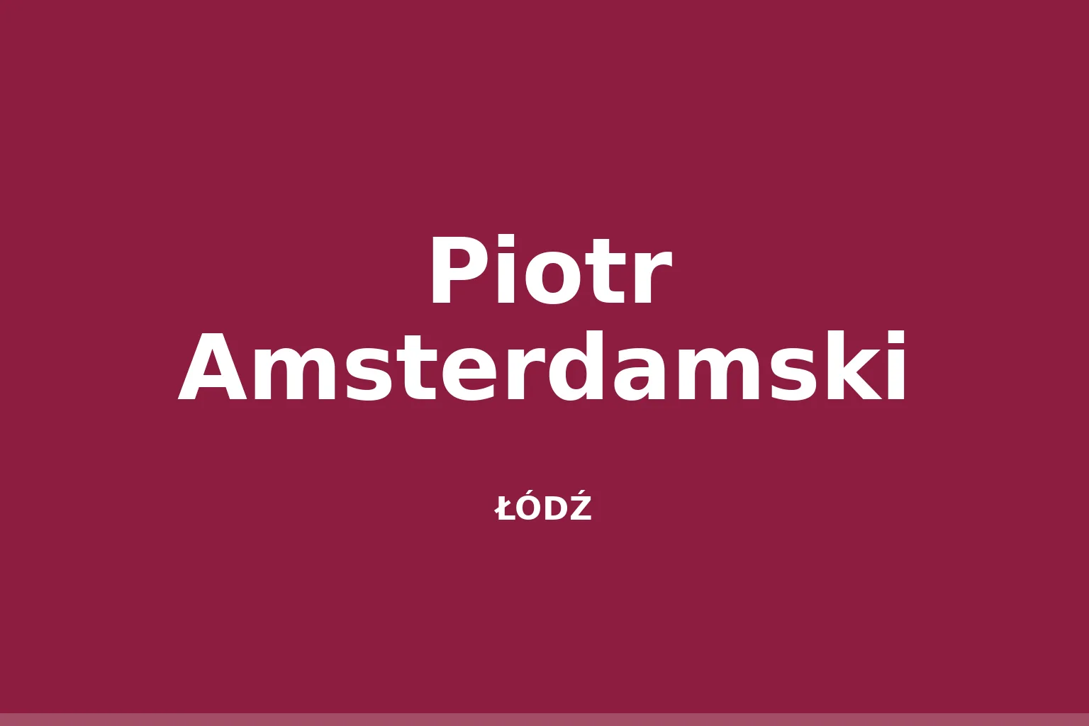 Piotr Amsterdamski