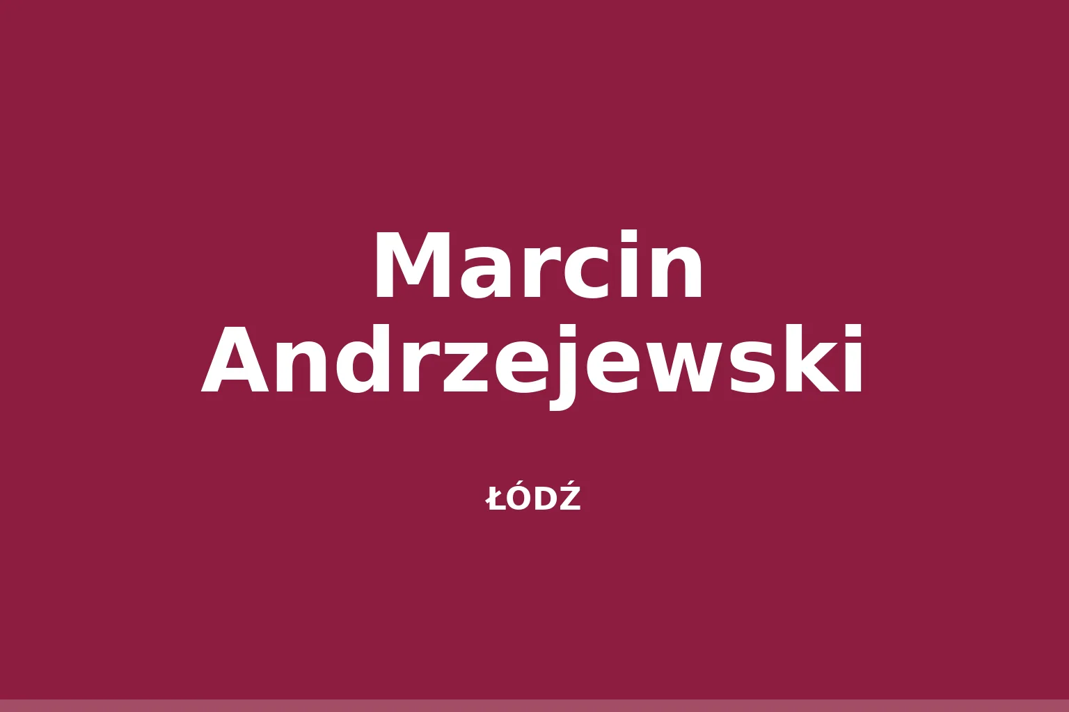 Marcin Andrzejewski