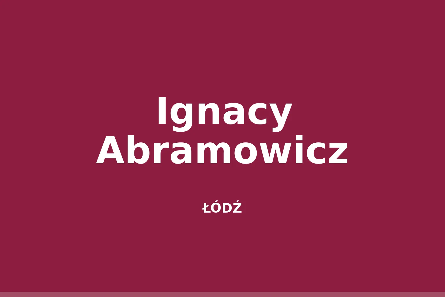 Ignacy Abramowicz (okulista)