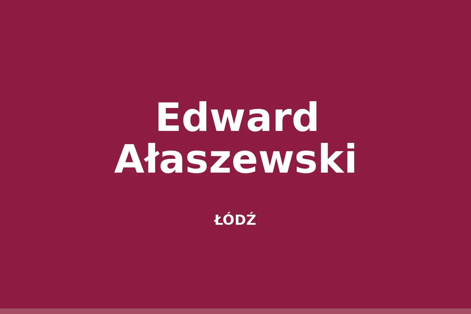 Edward Ałaszewski