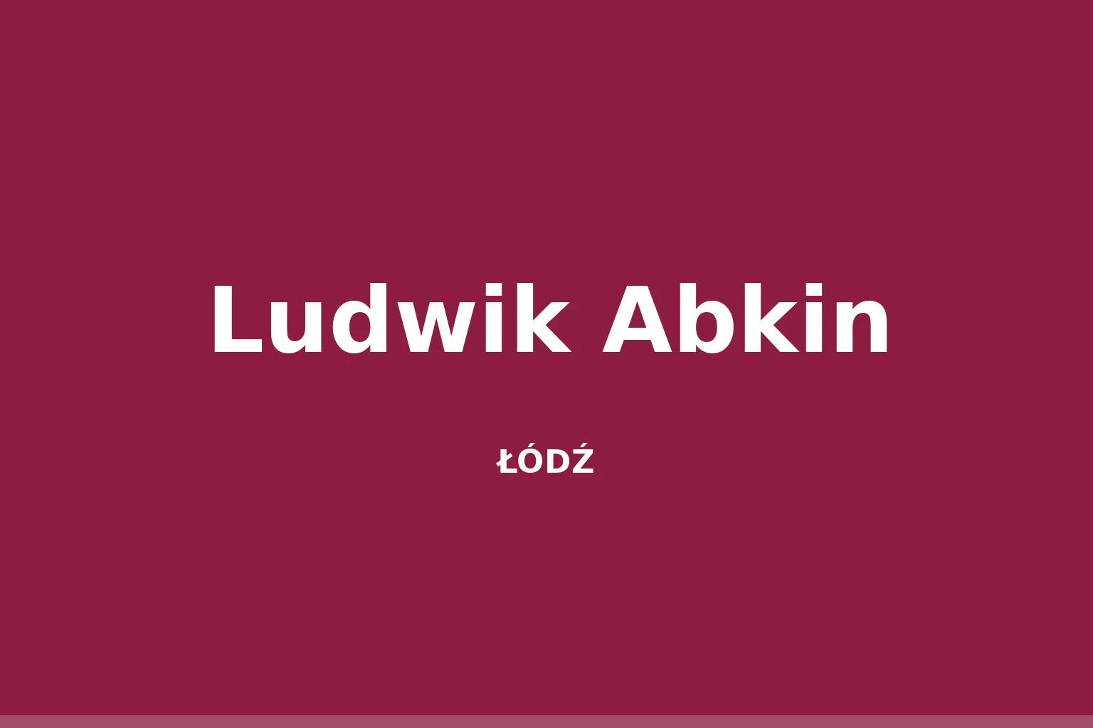 Ludwik Abkin
