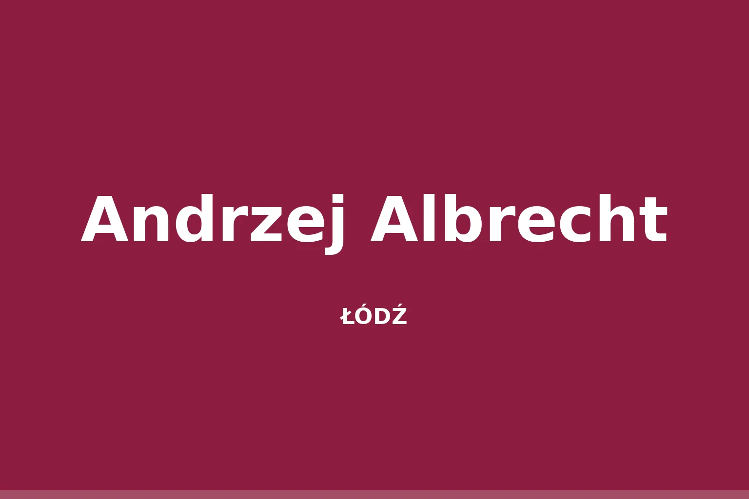 Andrzej Albrecht